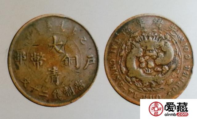 大清铜币20文价格长线升值潜力大