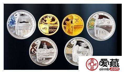 奥运123组金银币套装图文鉴赏
