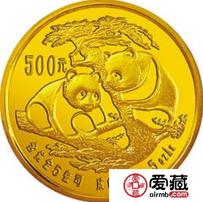 1988年5盎司熊猫金币价格大增，收藏需要好好保护