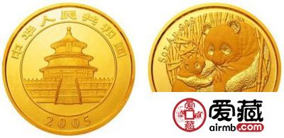 2005年5盎司熊猫金币随着时间推移，其价格越来越高