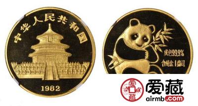 1982年熊猫金套币价格持续上涨，地位无可取代