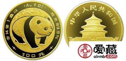 1983年熊猫金套币价格上涨，可以选择投资