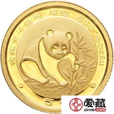 1991年熊猫金套币引人注目，价格很少发生波动