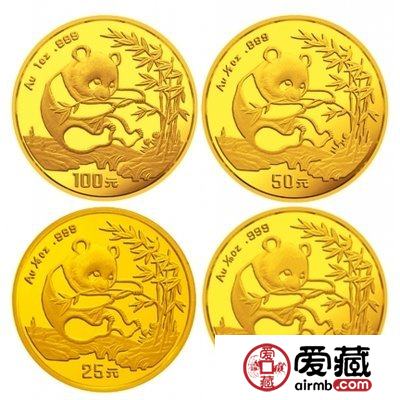 1994年熊猫金套币市场竞争强，收藏需注重保存