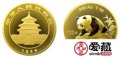 1999年熊猫金套币需求量增加，价格上升已成必然