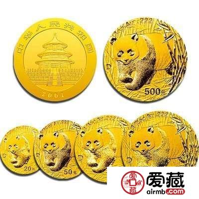 2001年熊貓金套幣價格走勢喜人，升值空間將進(jìn)一步提升