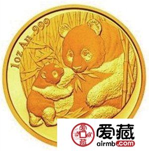 2004年熊猫金套币价格提升快，获得国内外投资者的大力关注