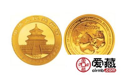 2006年熊猫金套币成为市场新宠，价值上升已成为必然