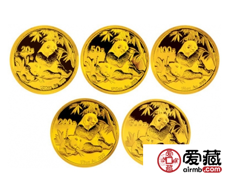 2007年熊猫金套币有价无市，收藏价值稳步上升