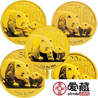 2012年熊猫金套币非常珍贵，收藏需好好保存