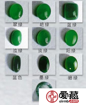 翡翠的“正色”与“偏色”定义