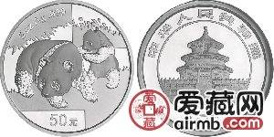 2008年熊貓5盎司銀幣價(jià)格穩(wěn)步上升，建議長期持有