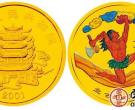 2001年盘古开天彩色金币融入了深远的文化意义，未来收益被众多藏