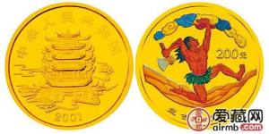 2001年盘古开天彩色金币融入了深远的文化意义，未来收益被众多藏