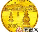 西湖5盎司金幣鑒賞價值高，西湖5盎司金幣的發行對市場起到了推動