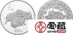 2007猪年一公斤银币在市场负有盛名，是收藏的首要选择