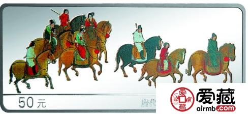 虢國夫人游春圖５盎司彩銀幣市場(chǎng)地位高，價(jià)格升值空間大