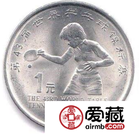 第四十三届世乒赛纪念币价格稳定，价格上升仍需等待