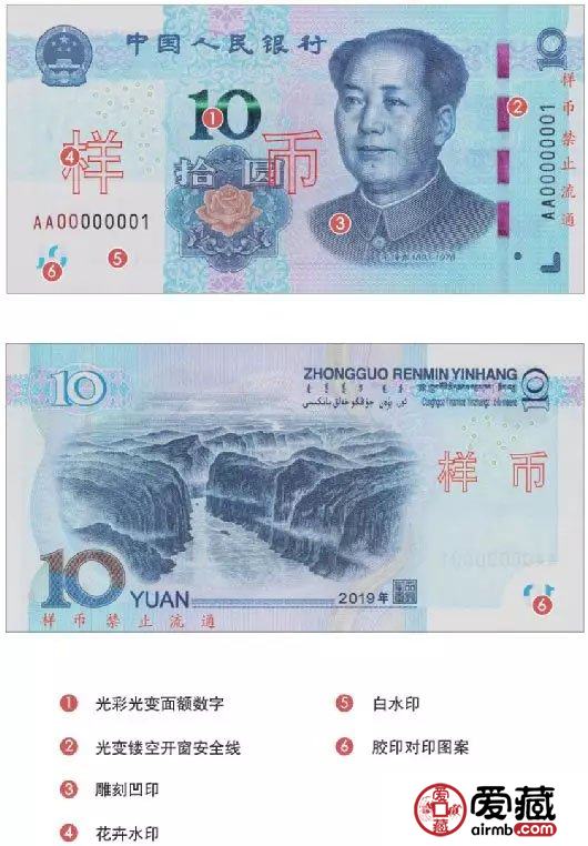 2019版第五套人民币防伪特征 一秒鉴定真假图文祥解