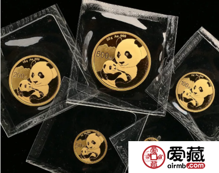 2019年熊猫金币5枚套装最新价格