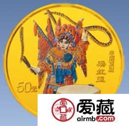 2000年梁红玉彩金币尽显巾帼英雄气概