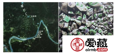 缅甸翡翠原石矿区及其分布图介绍