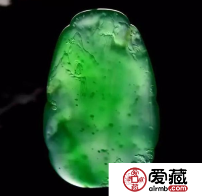 翡翠里的棉絮图片 没有棉的翡翠就是好翡翠了吗
