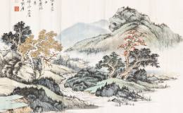张大千字画作品鉴赏，张大千字画作品图片赏析