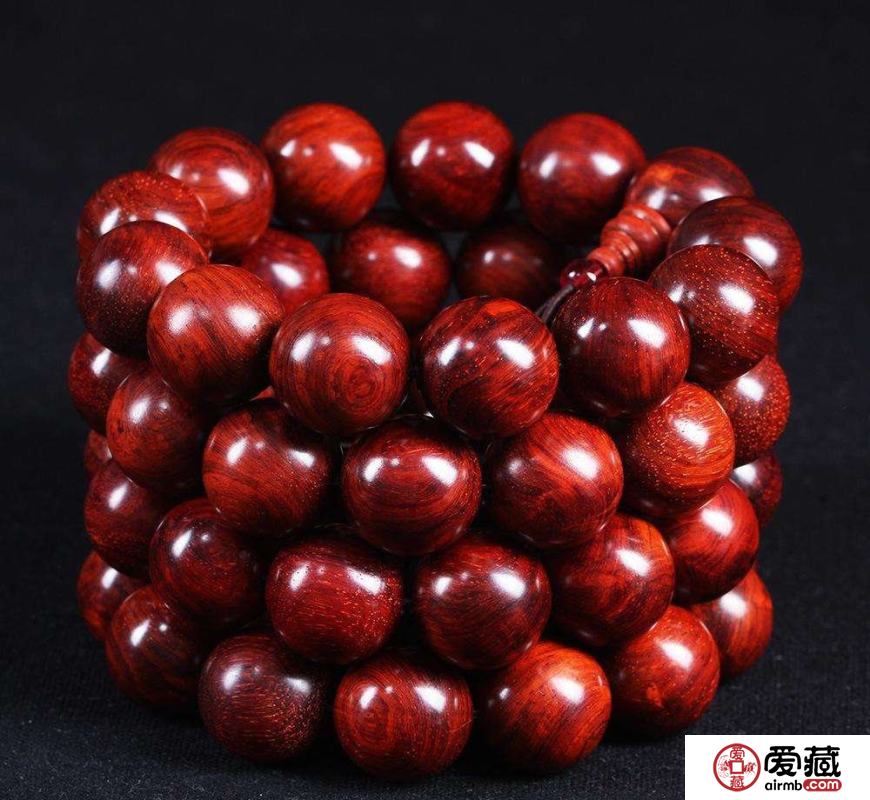 小叶紫檀手串如何鉴别，小叶紫檀手串包浆图片