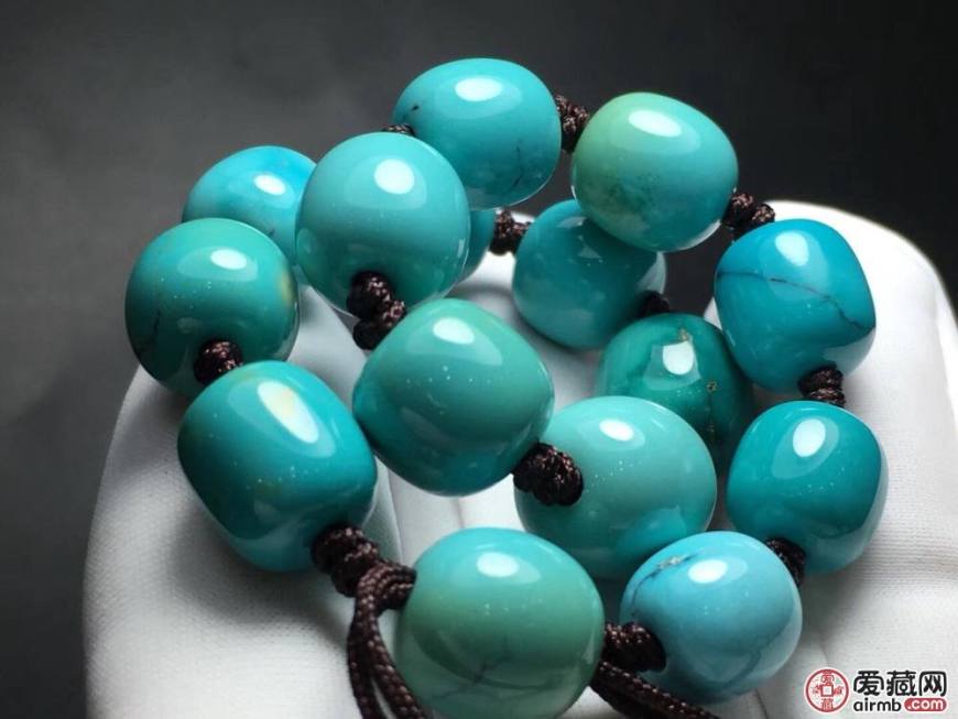绿松石手串如何鉴别,绿松石手串包浆图片