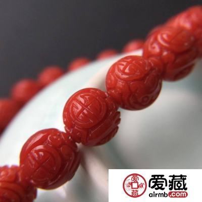红珊瑚手串如何鉴别，红珊瑚手串包浆图片