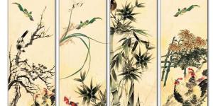 梅兰竹菊字画鉴赏，梅兰竹菊字画图片赏析