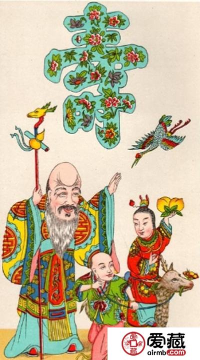 福禄寿字画鉴赏，福禄寿字画图片赏析