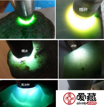 翡翠原石怎么辨别种水 翡翠原石打灯看种水