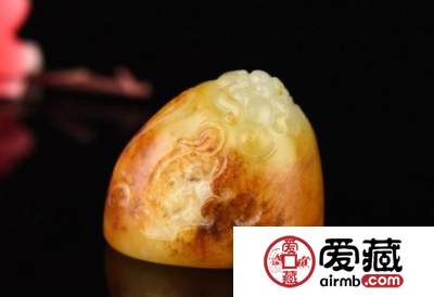 和田玉黄沁籽料图片 黄沁籽料精品图片欣赏