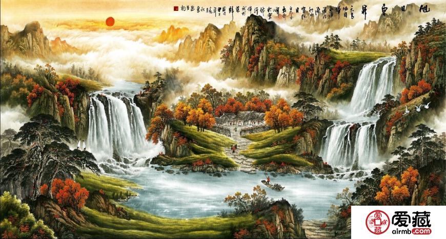 旭日东升风水画有什么禁忌？东西南北可别再乱挂了！