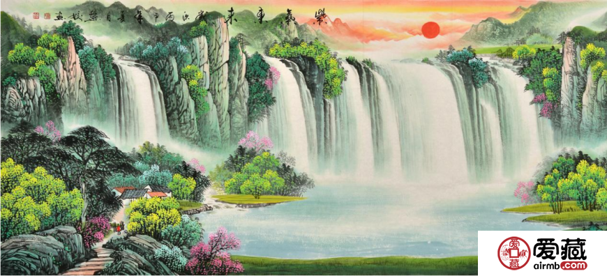 客厅挂紫气东来风水画好吗？挂在这个位置效果加倍！
