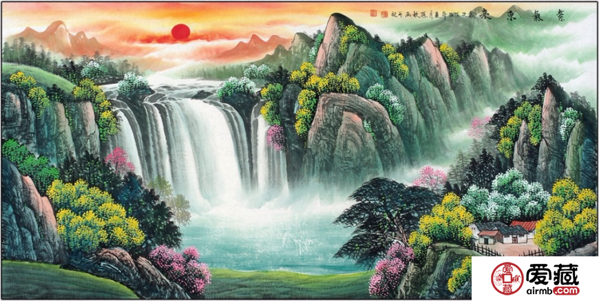 客厅挂紫气东来风水画好吗？挂在这个位置效果加倍！