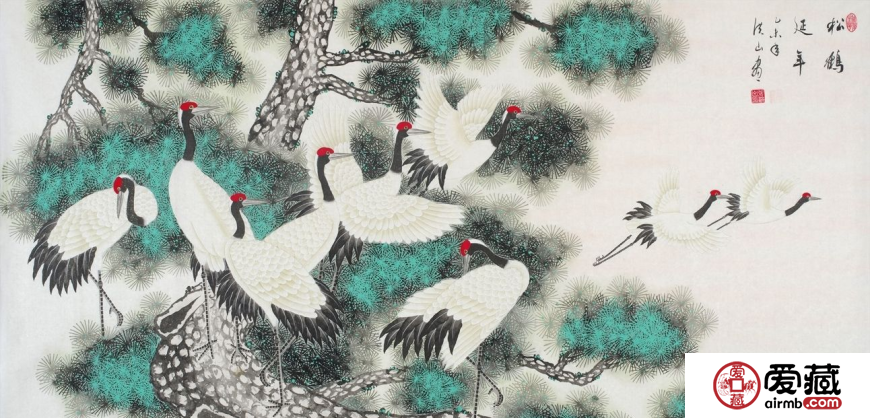 仙鹤图风水画有什么寓意？看了你才能知道！