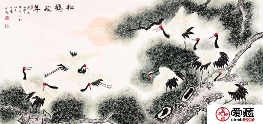 仙鹤图风水画有什么寓意？看了你才能知道！