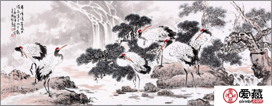 仙鹤图风水画挂在家里有什么禁忌？这几个属相的人就别挂了！