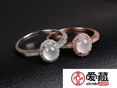 翡翠戒指经典女款图片 翡翠戒指什么颜色最好看