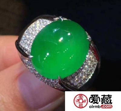 5000元翡翠戒面图片