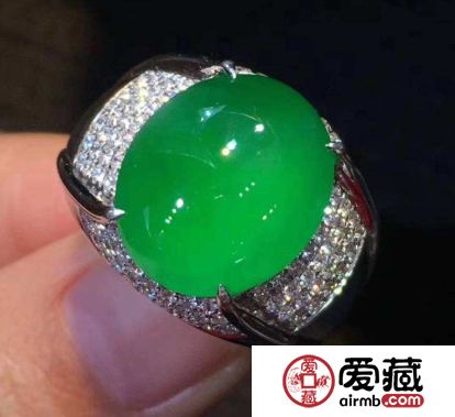 5000元翡翠戒面图片