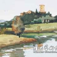 国画家刘大为的水彩画展