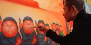 潘德海绘画形象变化析评