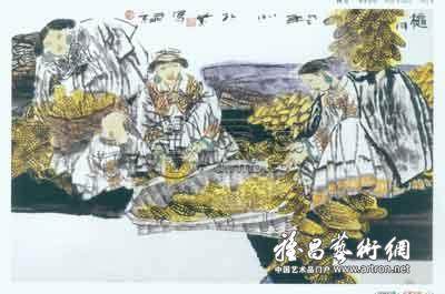 谈孔紫的人物画创作