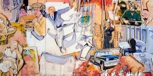 看美国当代艺术家拉里·瑞沃斯的绘画