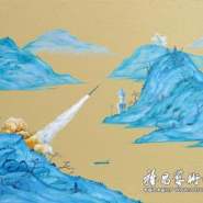 王晓征作品：在古代山水画上“涂鸦”
