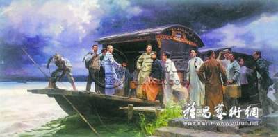 读油画《启航》有感